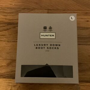 Hunter Black Luxury Down Boot Socks Women’s 8-10